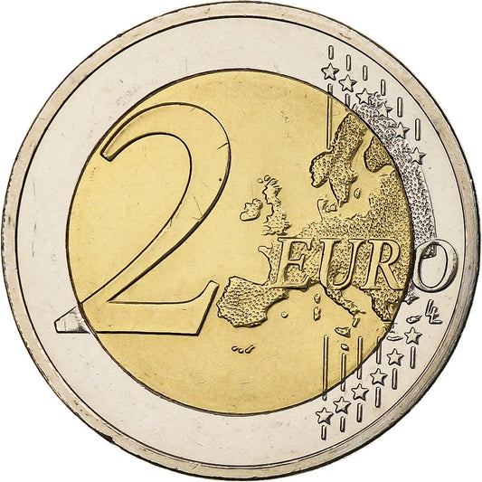 Griechenland,
2 Euro,
30 Jahre des Drapeau de l'UE