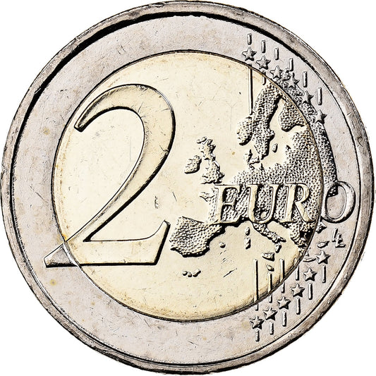 Griechenland,
2 Euro,
Koloriert
