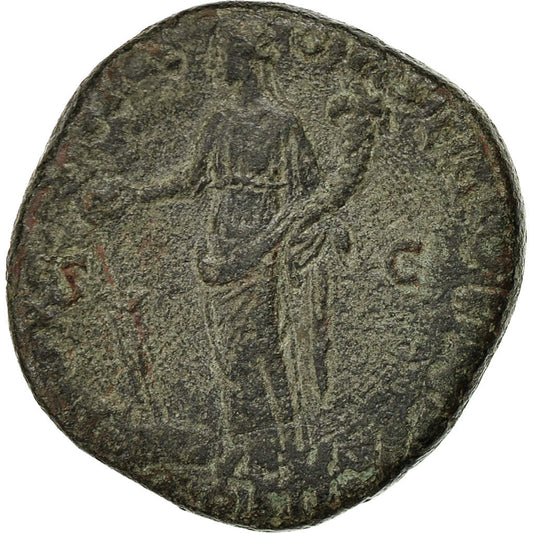 Münze,
Antoninus Pius,
Dupondius