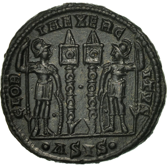 Münze,
Constantius II.,
Follis