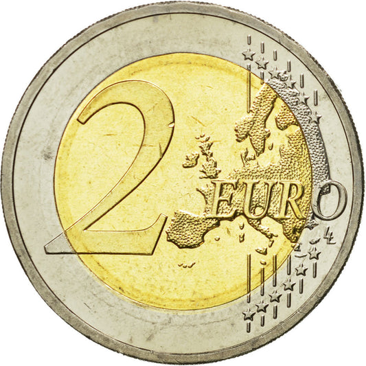 DEUTSCHLAND - BUNDESREPUBLIK,
2 Euro,
10. Jahrestag von EMU