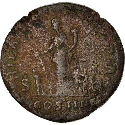 Münze,
Hadrian,
Dupondius