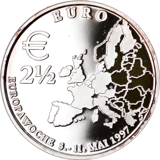 DEUTSCHLAND - BUNDESREPUBLIK,
2 1/2 Euro,
1997