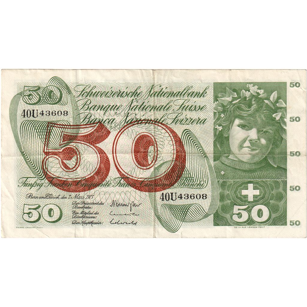 Schweiz, 
  
  50 Franken, 
  
  15.01.1969